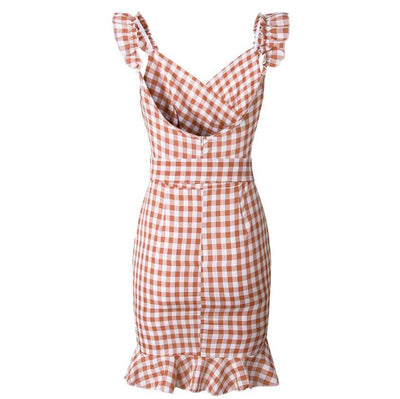 Vintage Vaaleanpunainen Rantamekko