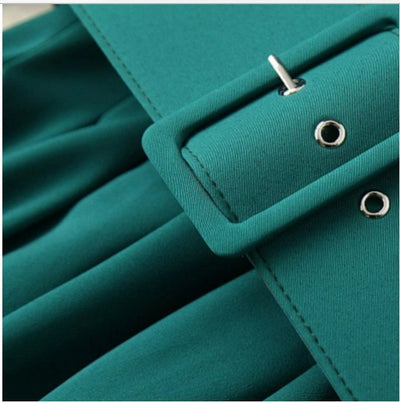 Vintage Laatu Vihreä Mekko