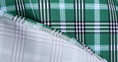 Vintage Vihreä Ja Musta Raidallinen Mekko