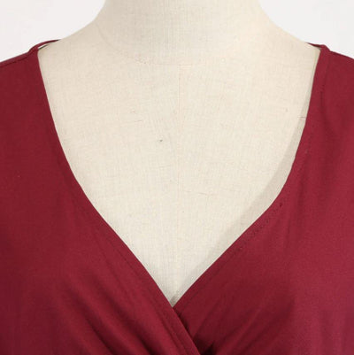 Vintage Rockabilly-Mekko 50-Luvun Carmine