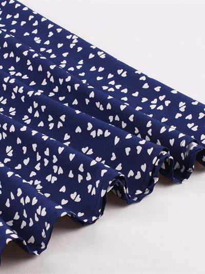 Vintage Blue Hearts -Mekko