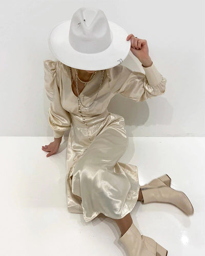 Vintage Satiini Mekko