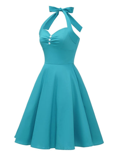 Vintage Seksikäs Pin Up Sky -Mekko