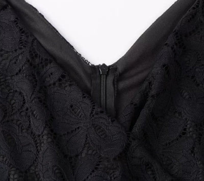 Vintage Musta Pukumekko