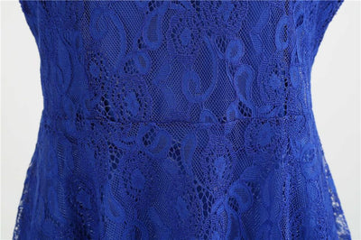 Vintage Trapetsi Mekko Sininen