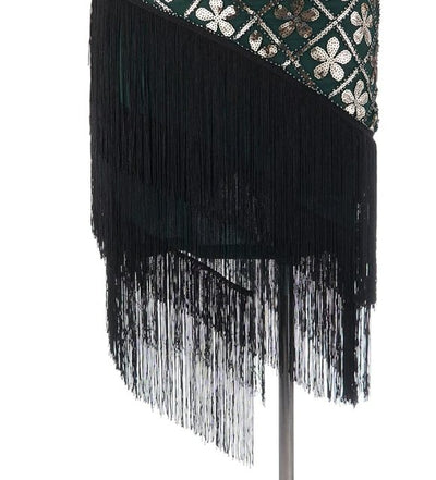 Vintage 20s Plus Size Green Gold -Mekko