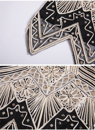 Vintage 20-Luvun Puolipitkä Mekko