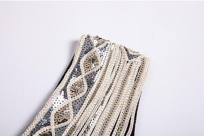 Vintage 20-Luvun Puolipitkä Mekko