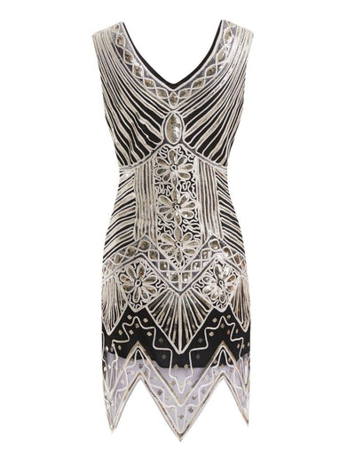 Vintage 20-Luvun Puolipitkä Mekko