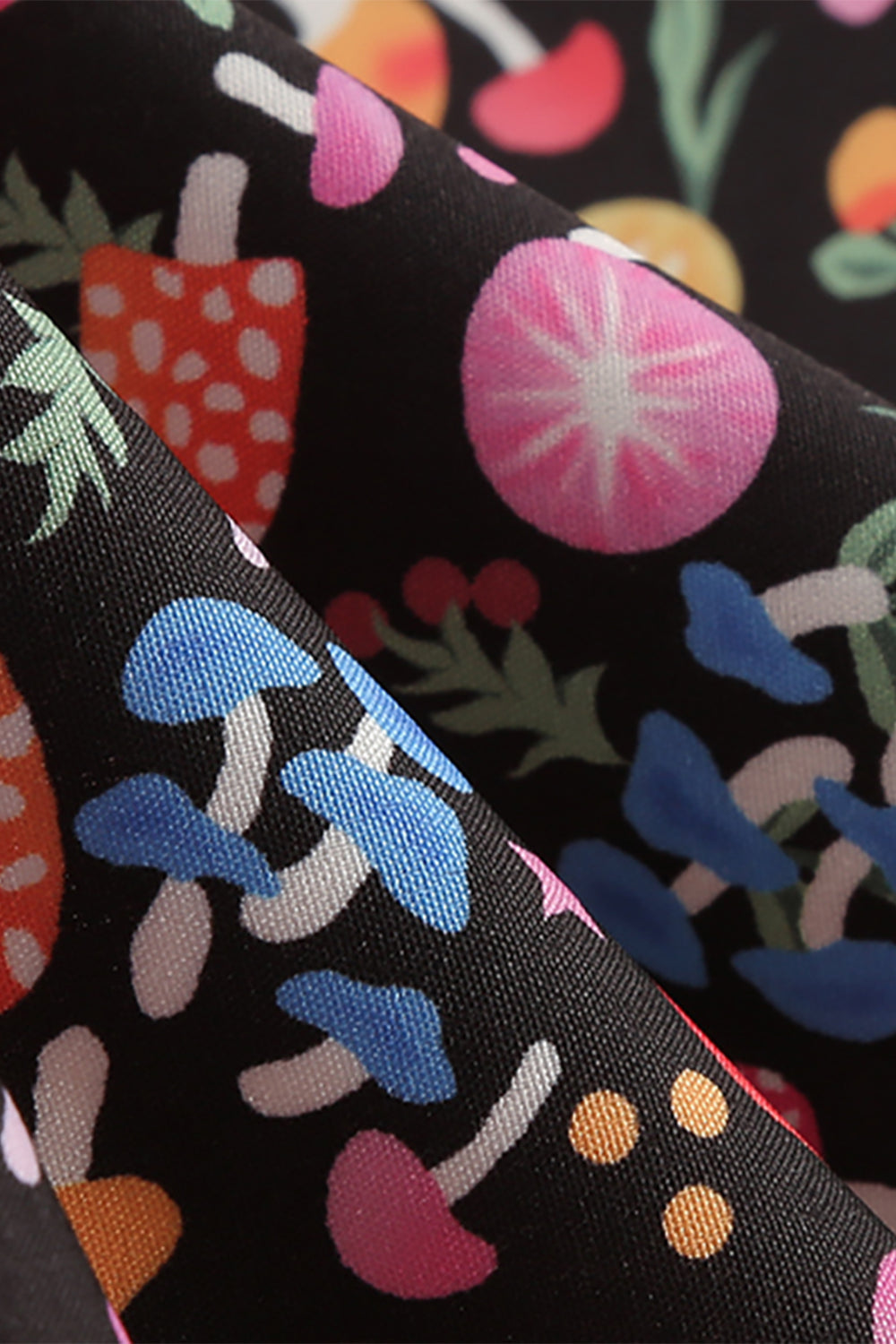 Vintage Grunge-Kuvioinen Mekko