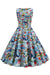 Vintage 1950-Luvun Kukkainen Mekko
