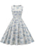 Vintage 1950-Luvun Kukkakuvioinen Mekko