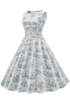 Vintage 1950-Luvun Kukkakuvioinen Mekko
