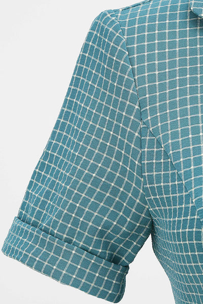 Vintage 1950-Luvun Ruudullinen Vyömekko