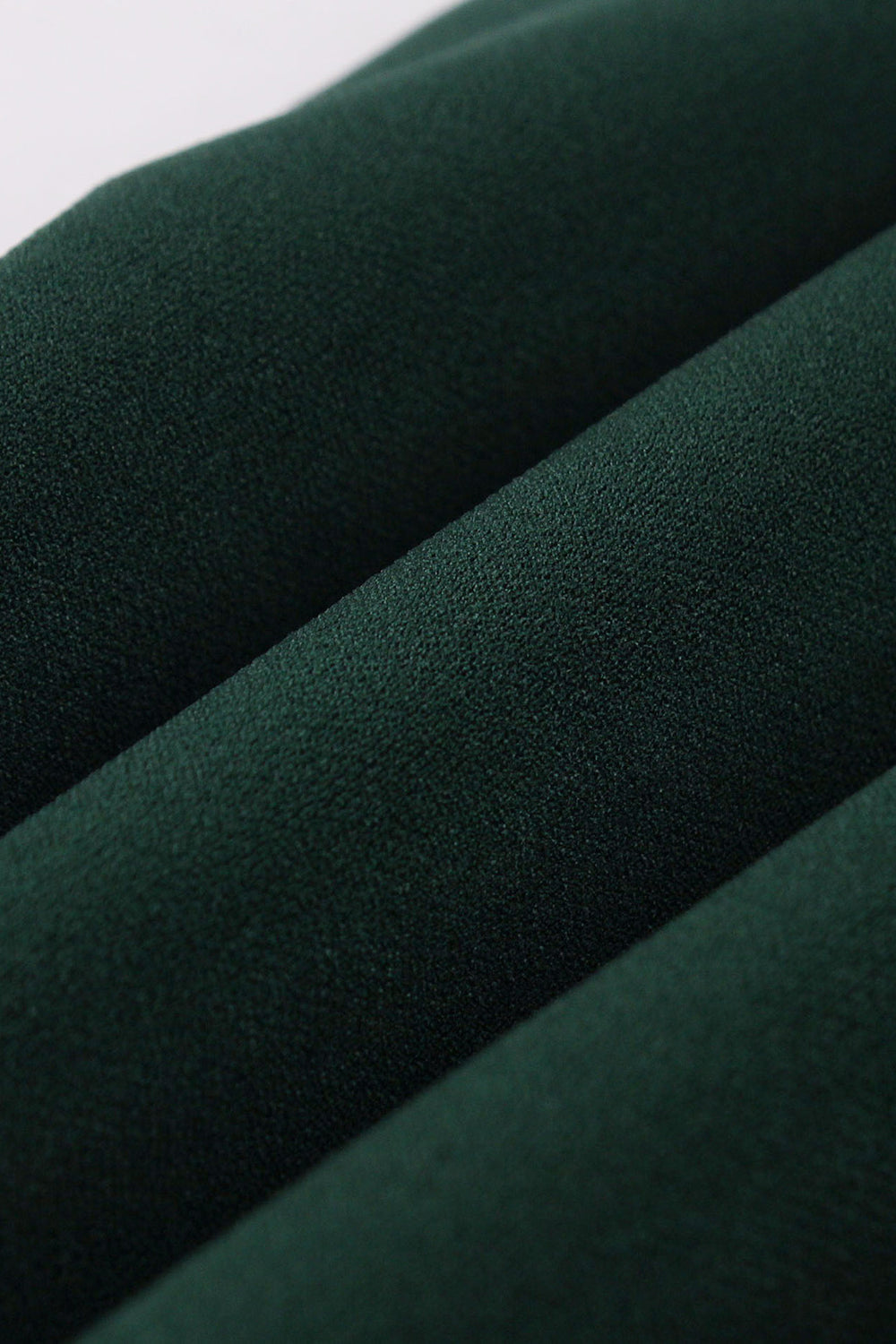 Tummanvihreä Mekko Vintage-Röyhelöllä