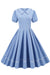 Vintage-Tyylinen Lyhythihainen Mekko