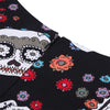 Rockabilly Halloween Skull -Mekko