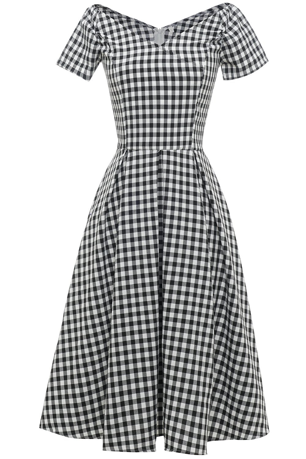 Vintage Check Midi -Mekko