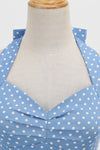 Retro Pilkullinen Selkämekko Naisille