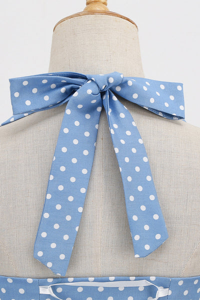Retro Pilkullinen Selkämekko Naisille