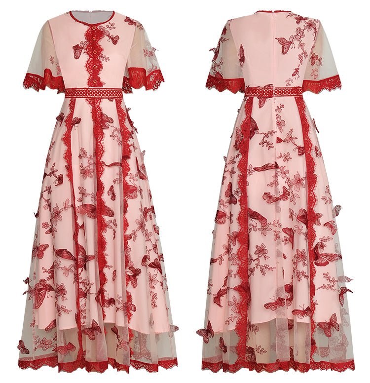 40-Luvun Vintage Kukkainen Mekko