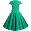50-Luvun Vintage Vihreä Mekko