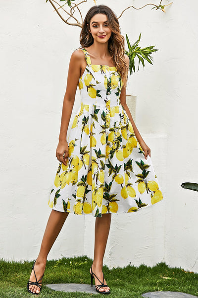 Lemon Summer Vintage -Mekko, Sitruunakuvio