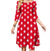 Punainen Mekko Tähdillä Naisille 70-Luvun Vintage-Muotia
