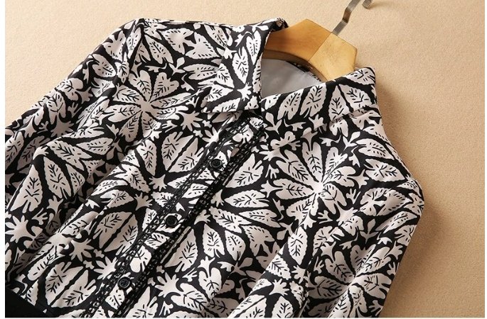 40-Luvun Black Flowers -Mekko