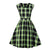 Hihaton Vintage-Ruudullinen Mekko