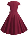 1950-Luvun Amerikkalainen Mekko Burgundy