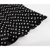 50-Luvun Amerikkalainen Vintage-Musta Mekko, Jossa On Valkoisia Pilkkuja
