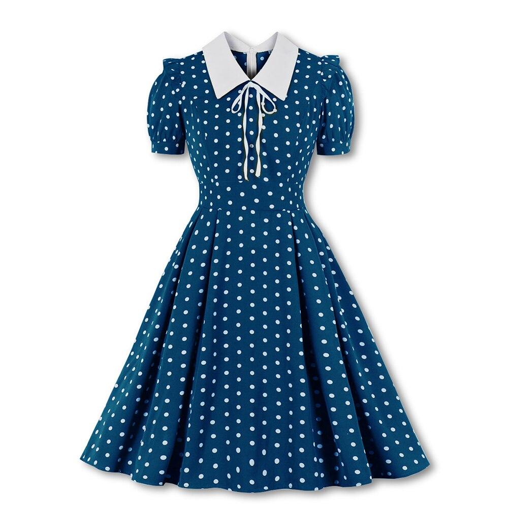50-Luvun Pariisin Sininen Mekko