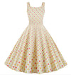 50-Luvun Pin Up -Mekko Beige