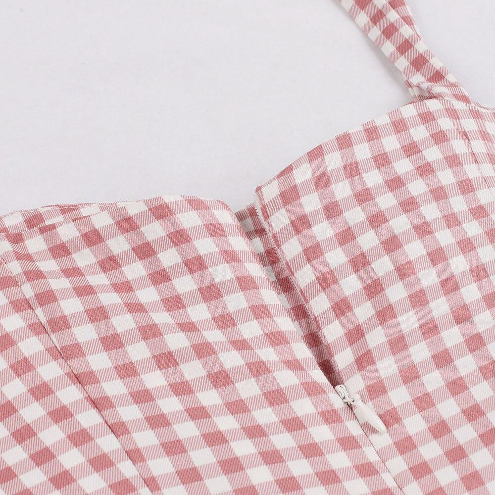 50-Luvun Gingham-Mekko