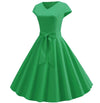 60-Luvun Vintage Vihreä Mekko