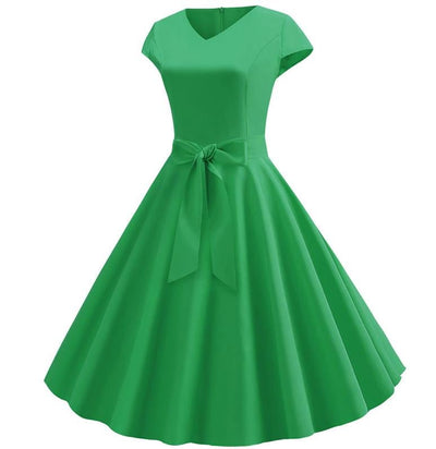 60-Luvun Vintage Vihreä Mekko