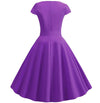 60-Luvun Vintage Violetti Mekko