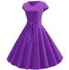 60-Luvun Vintage Violetti Mekko