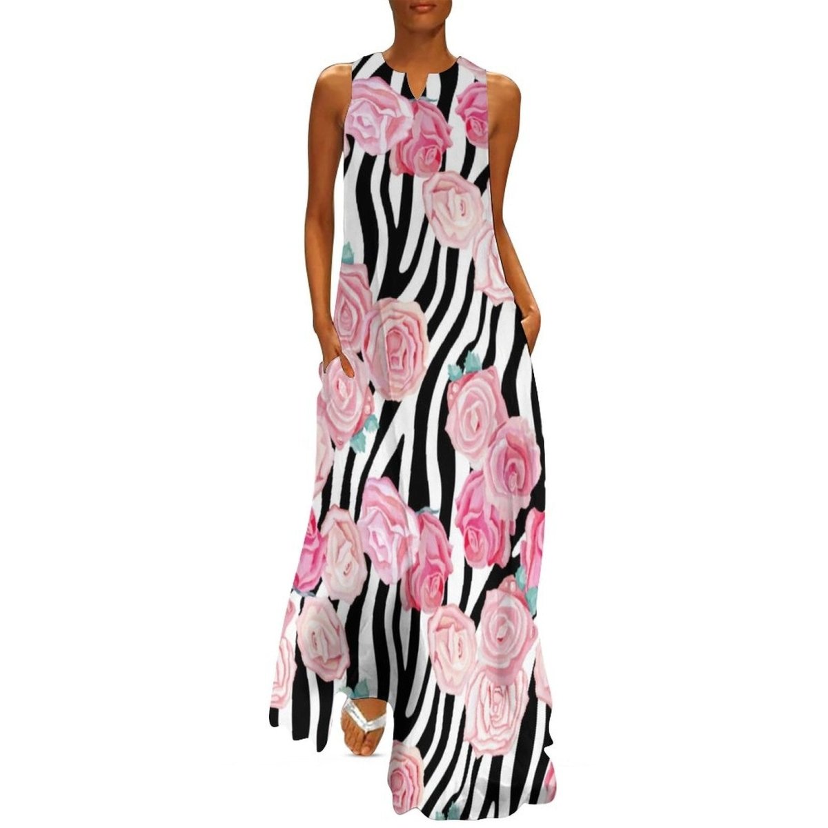 70-Luvun Vintage-Kukkamekko