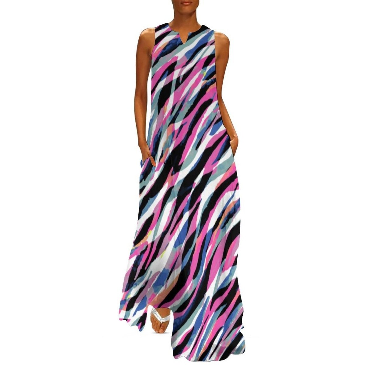 70-Luvun Vintage Lentävä Mekko