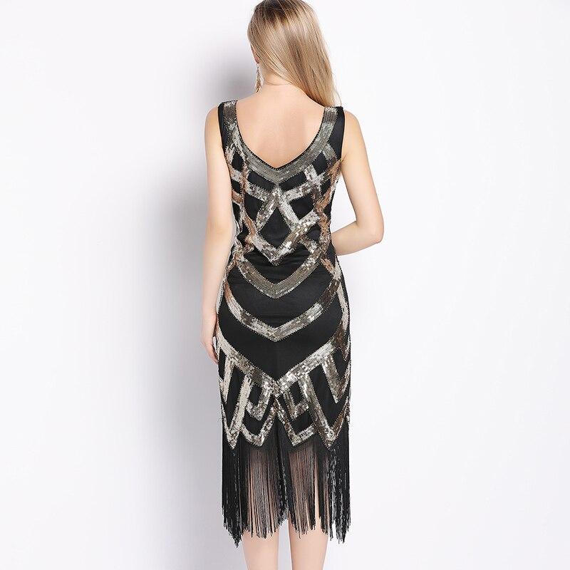 20-Luvun Vintage Mekko Mustakulta