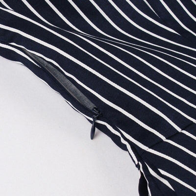 50-Luvun Vintage Laivastonsininen Mekko