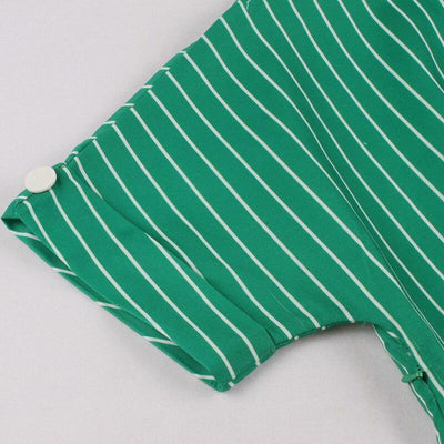 50-Luvun Vintage Vihreä Mekko