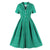 50-Luvun Vintage Vihreä Mekko