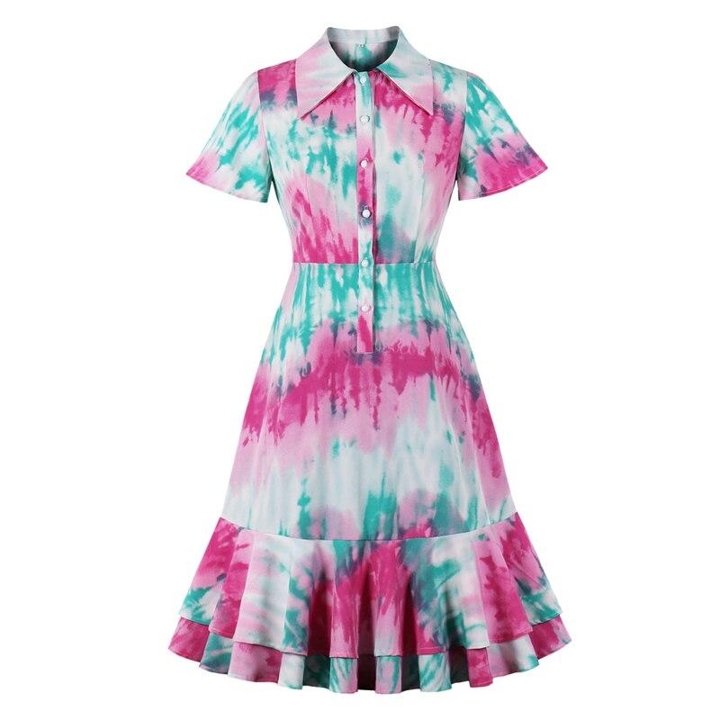 60-Luvun Vintage Dye -Mekko