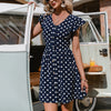 Vintage Laivastonsininen Mekko