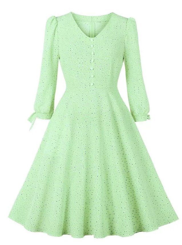 Vintage Napillinen Mekko