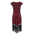 20-Luvun Charleston Dress Red