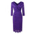 Vintage 50-Luvun Lyijykynämekko, Violetti